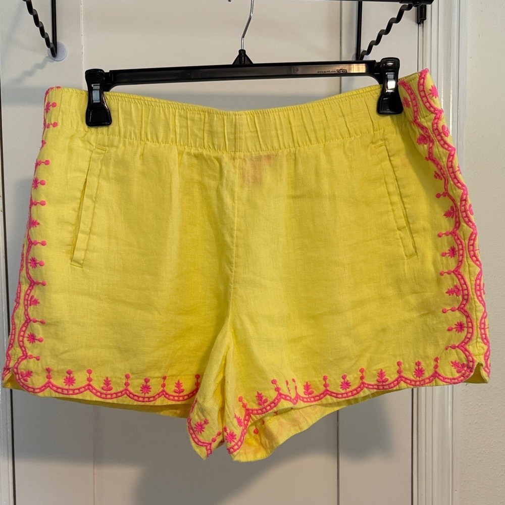 Lilly Pulitzer Women's Shorts with Pink Embroidery